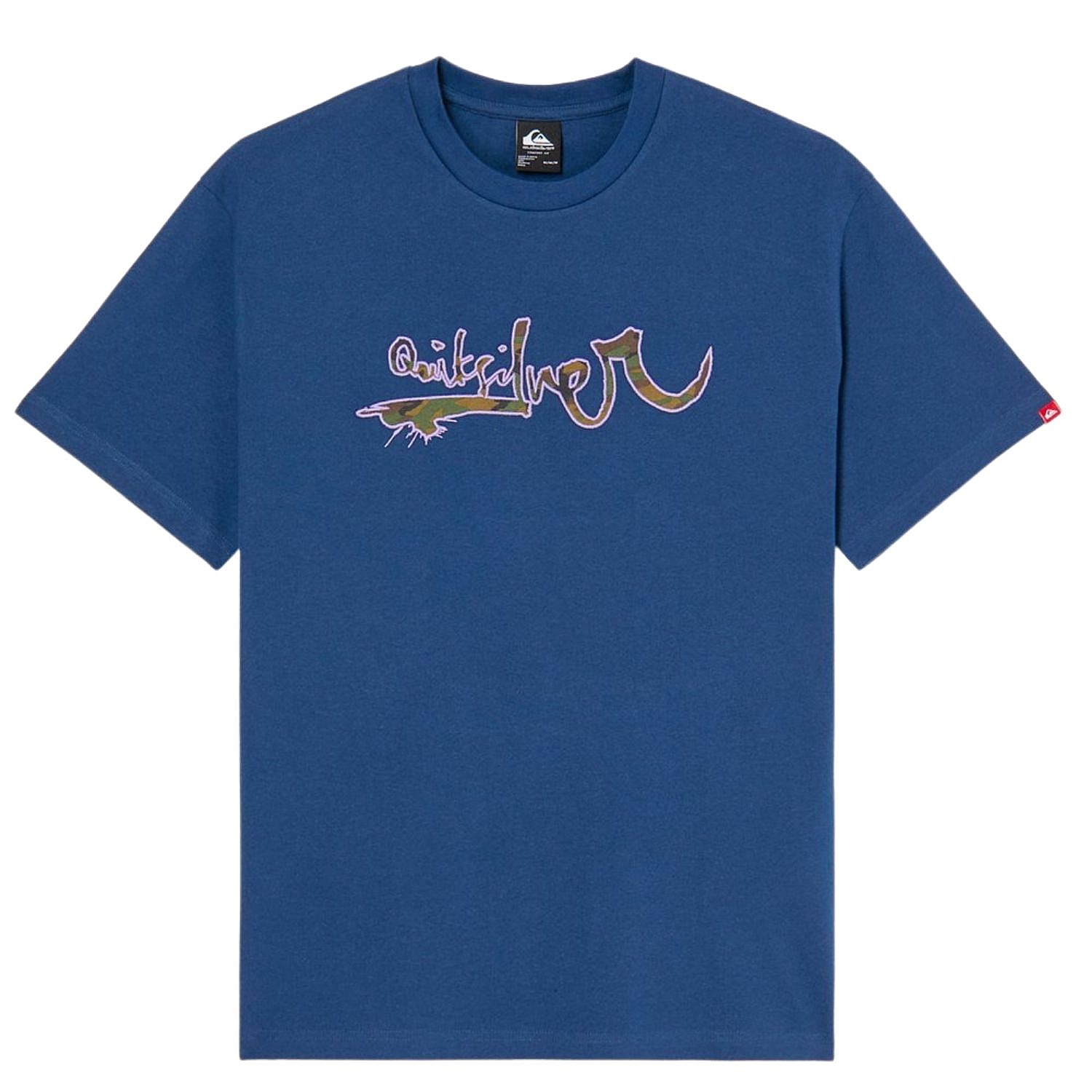 T-Shirt Quiksilver YG Vortex - BRQ0/Dark Denim - men´s