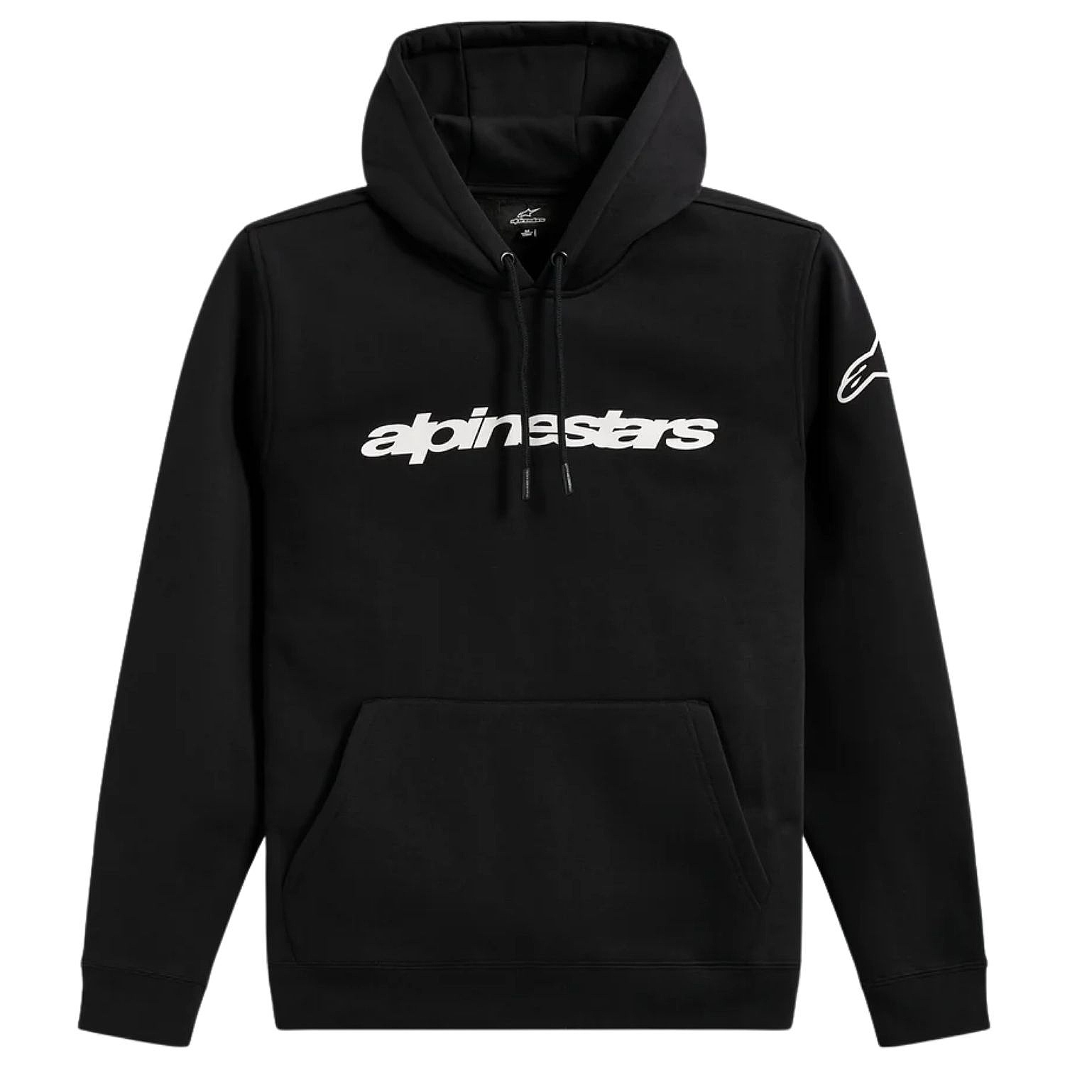 Sweatshirt Alpinestars Race Wordmark Hoodie - Black/White - men´s