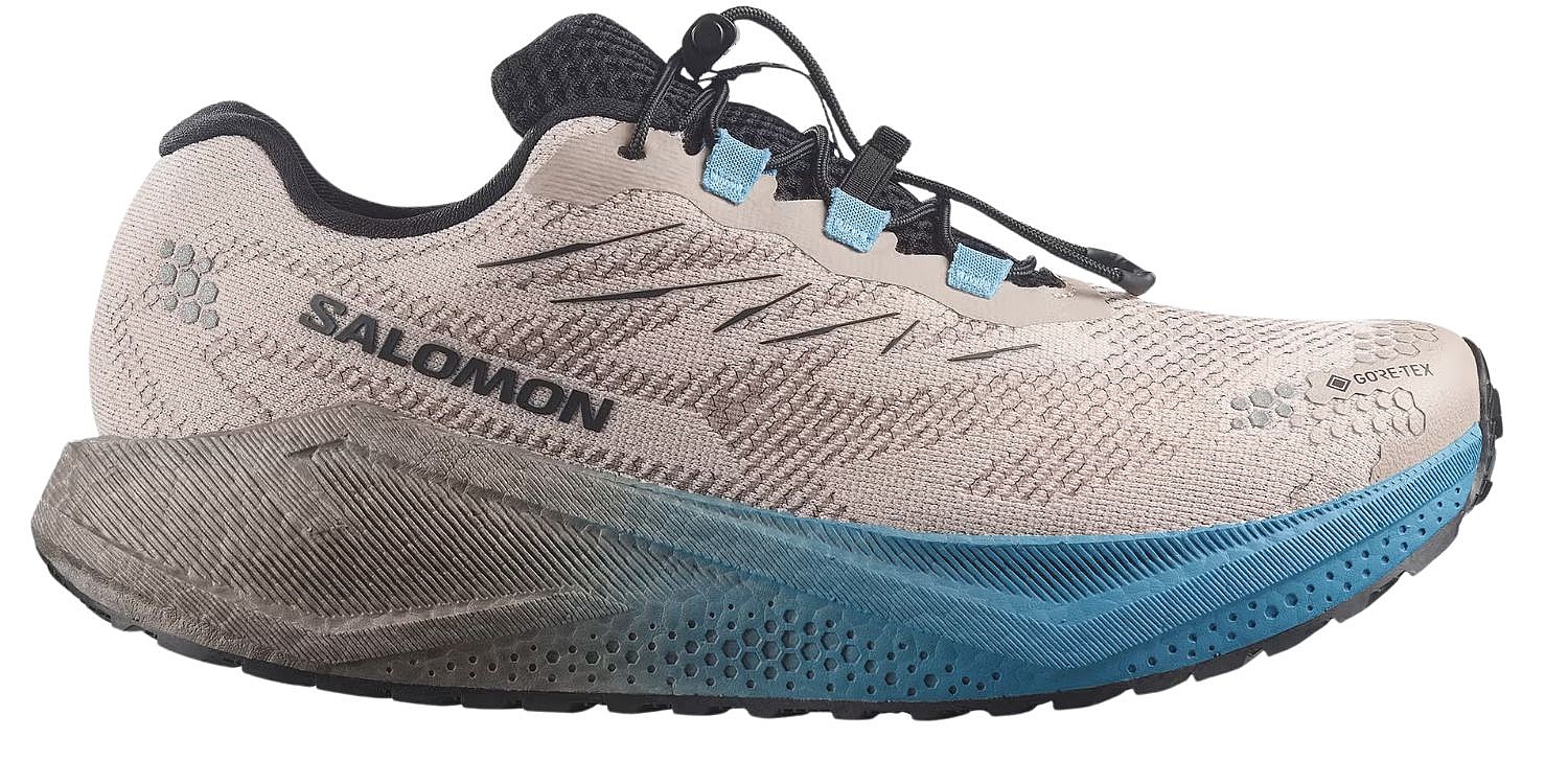 Schuhe Salomon Aero Blaze 4 Grvl GTX - Oxford Tan/Black/Niagara - men´s