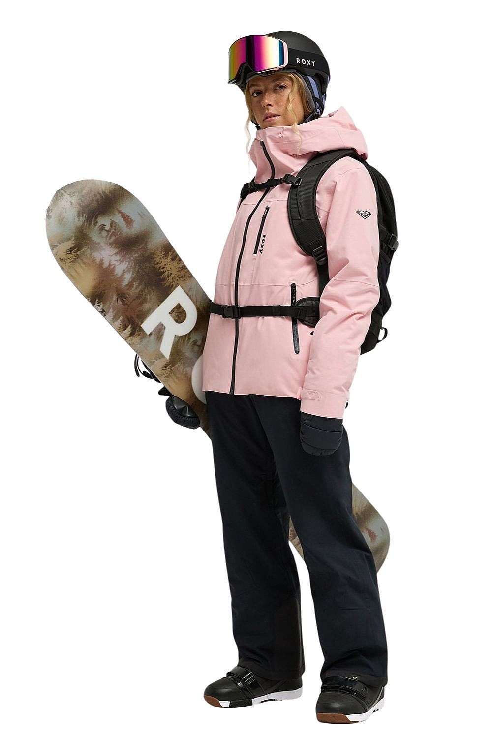Jacke Roxy 20K Ridgemount - MDA0/Rose Shadow - women´s