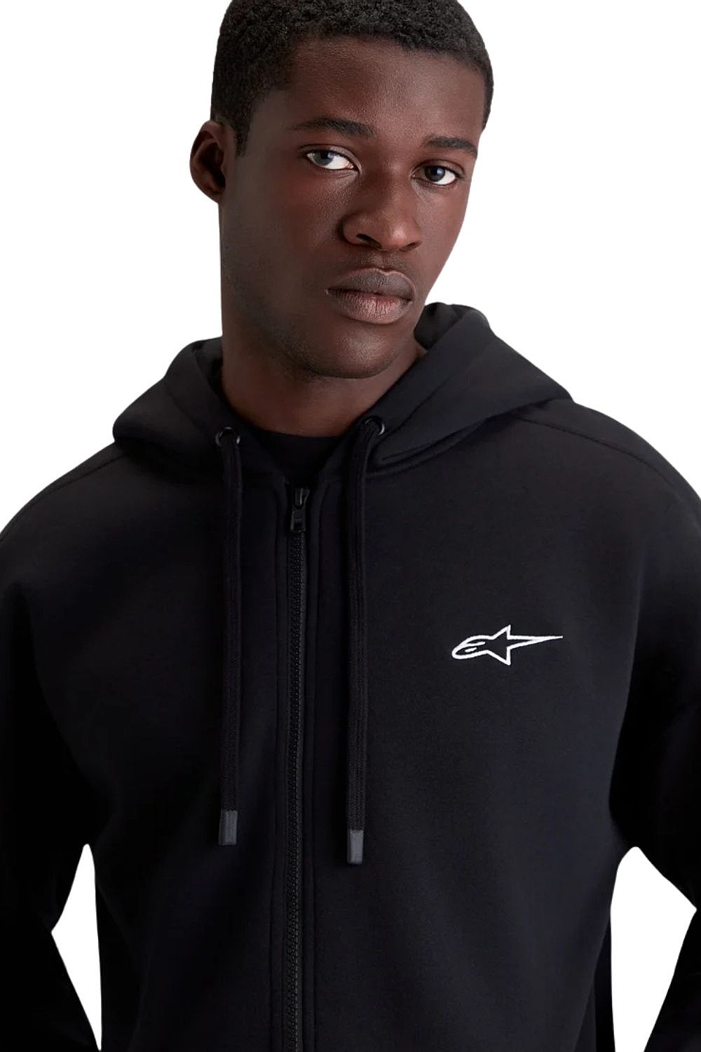 Sweatshirt Alpinestars Entity Oversized Hoodie Zip - Black - men´s