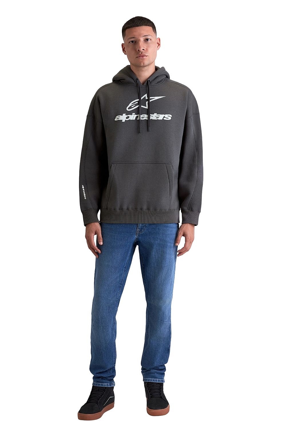 Sweatshirt Alpinestars Prelude Oversized Hoodie - Charcoal - men´s