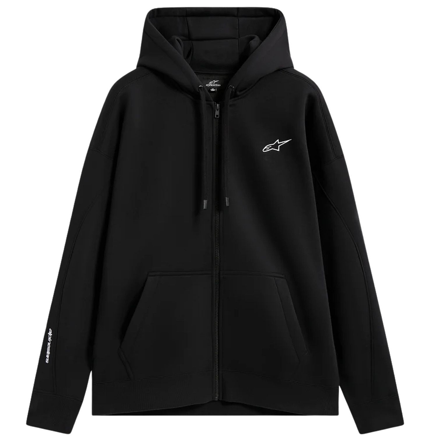 Sweatshirt Alpinestars Entity Oversized Hoodie Zip - Black - men´s