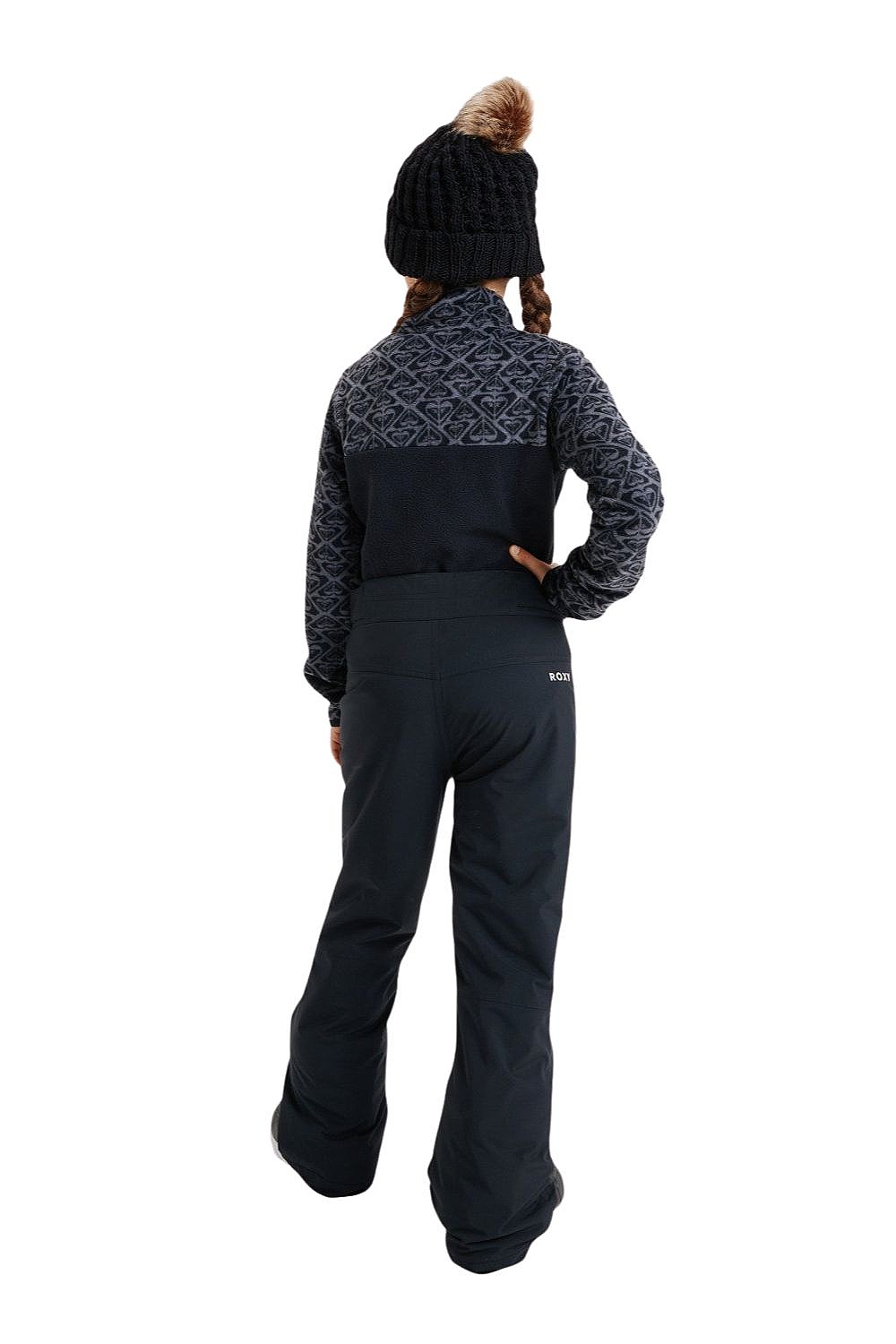 Hose Roxy Backyard - KVJ0/True Black - girl´s