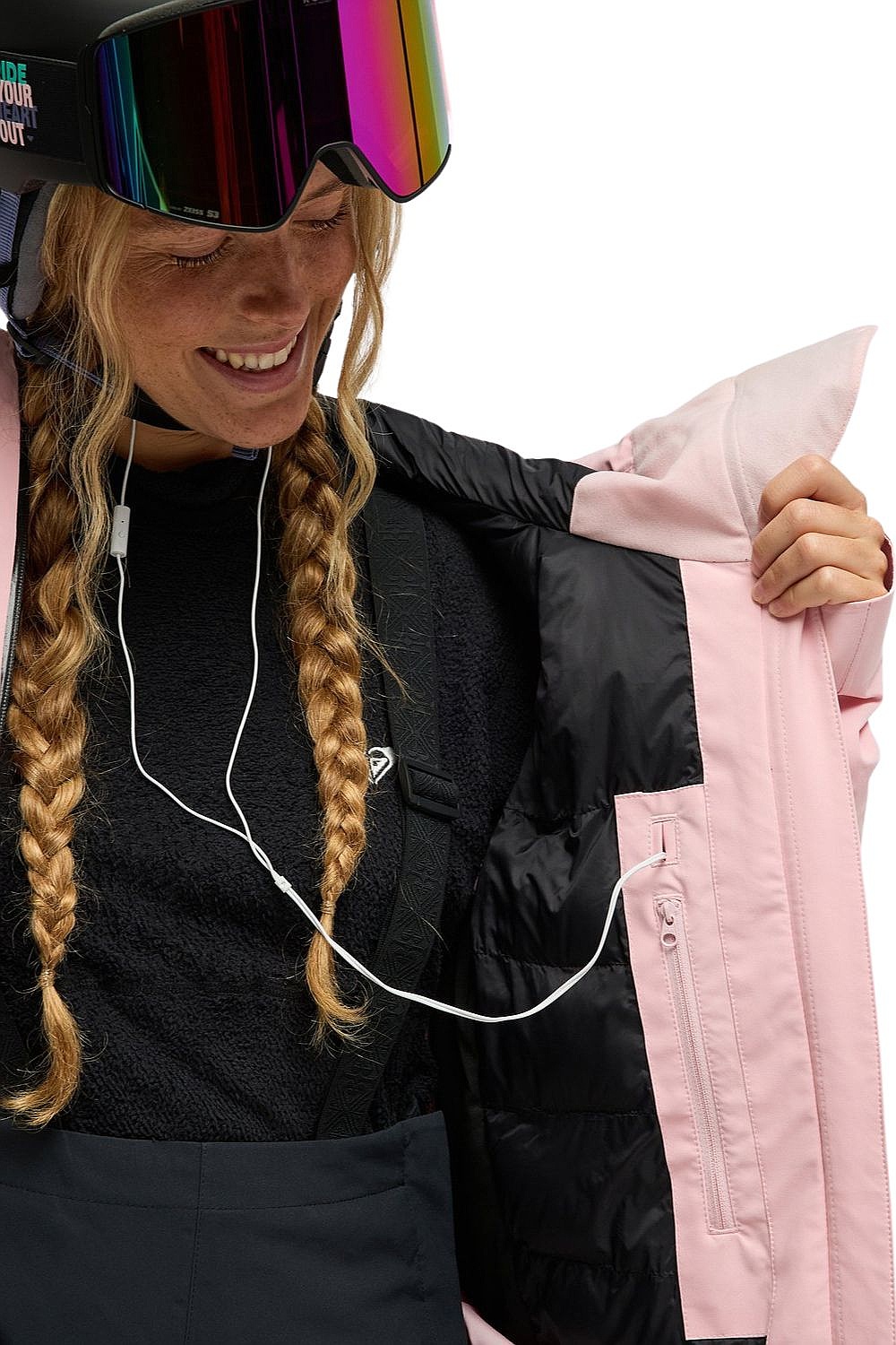 Jacke Roxy 20K Ridgemount - MDA0/Rose Shadow - women´s