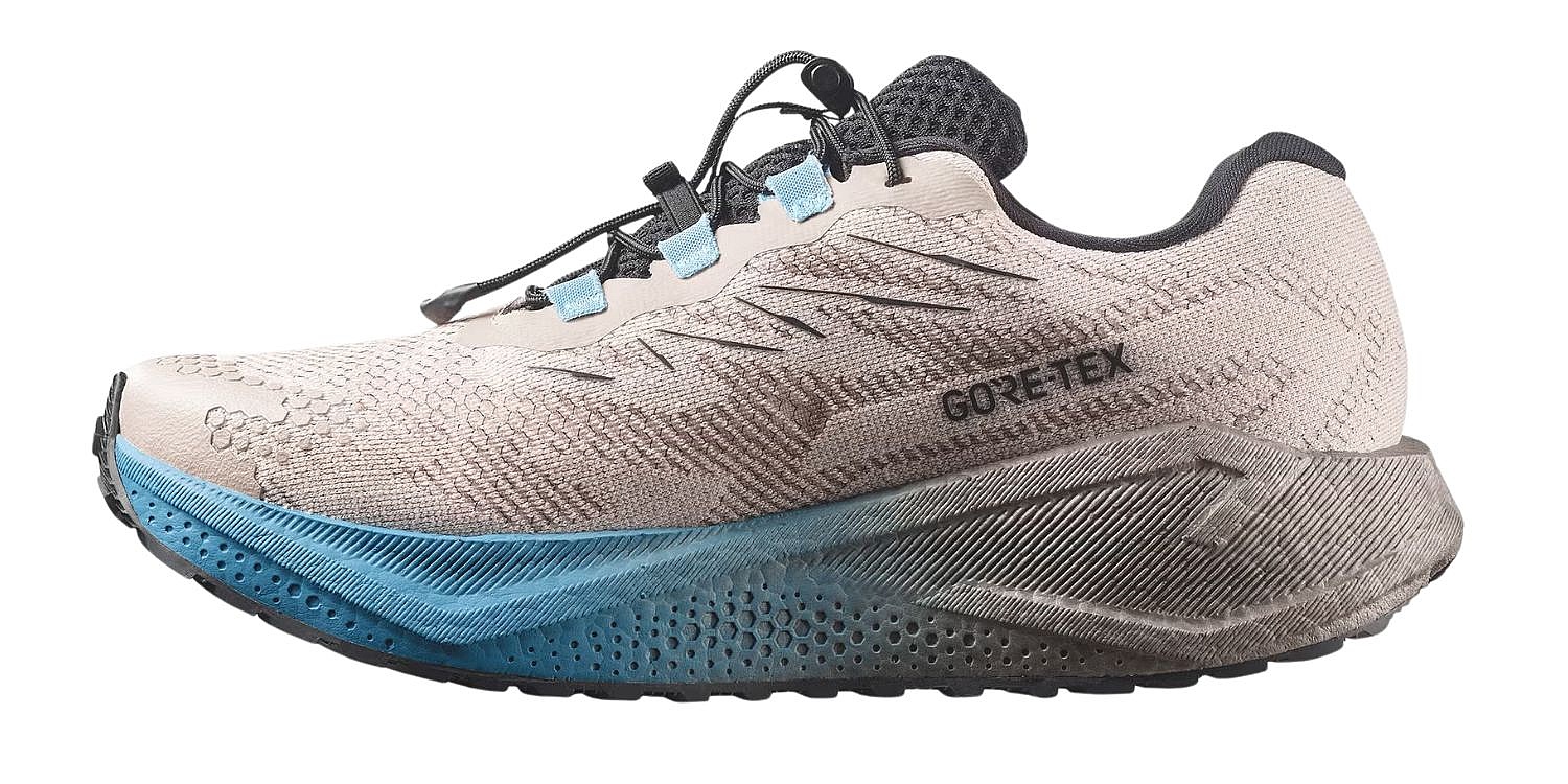 Schuhe Salomon Aero Blaze 4 Grvl GTX - Oxford Tan/Black/Niagara - men´s
