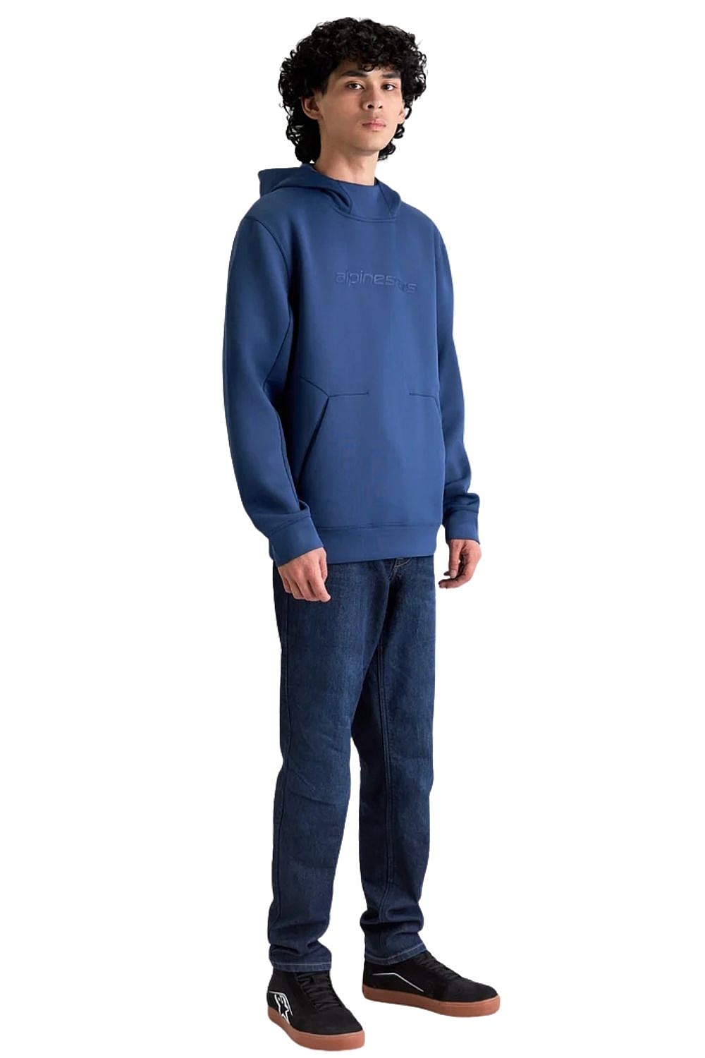 Sweatshirt Alpinestars Datrix Hoodie - Steel Blue - men´s