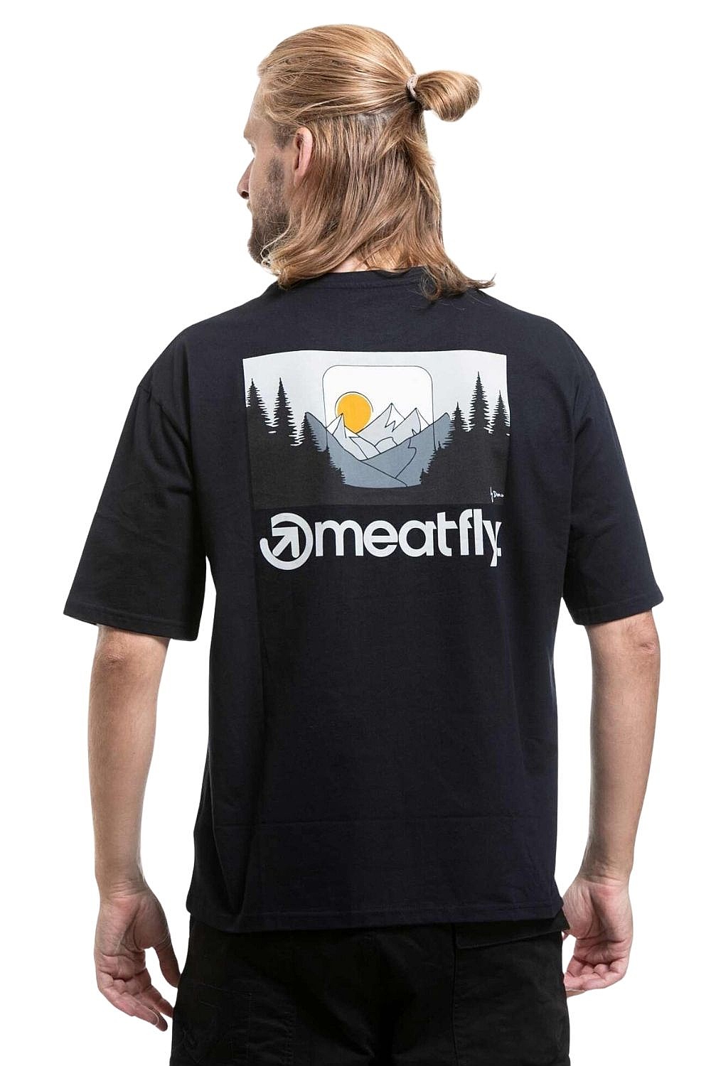 T-Shirt Meatfly Mounti - Black