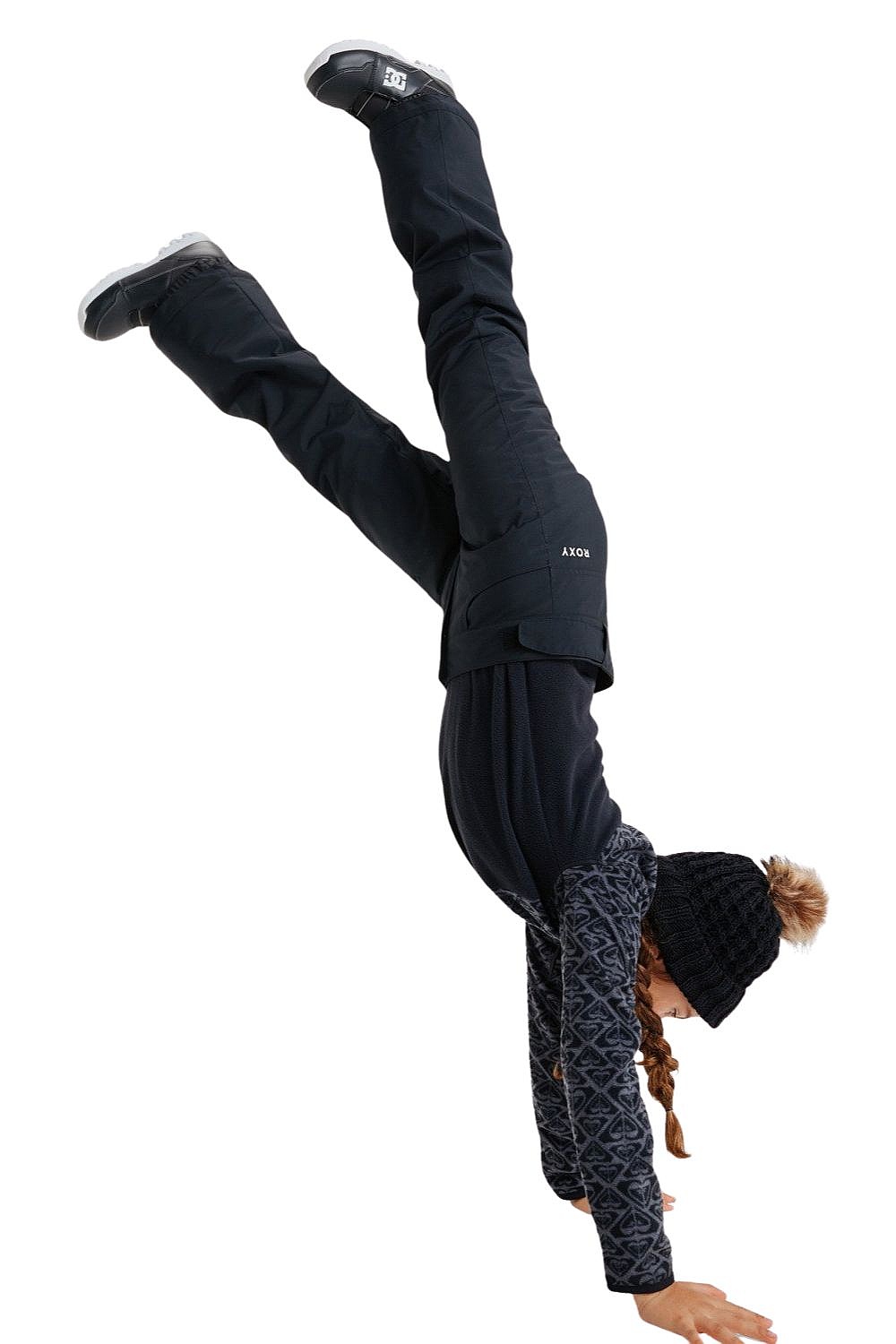 Hose Roxy Backyard - KVJ0/True Black - girl´s