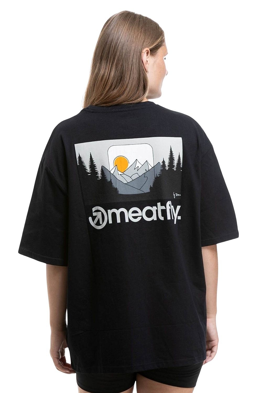 T-Shirt Meatfly Mounti - Black