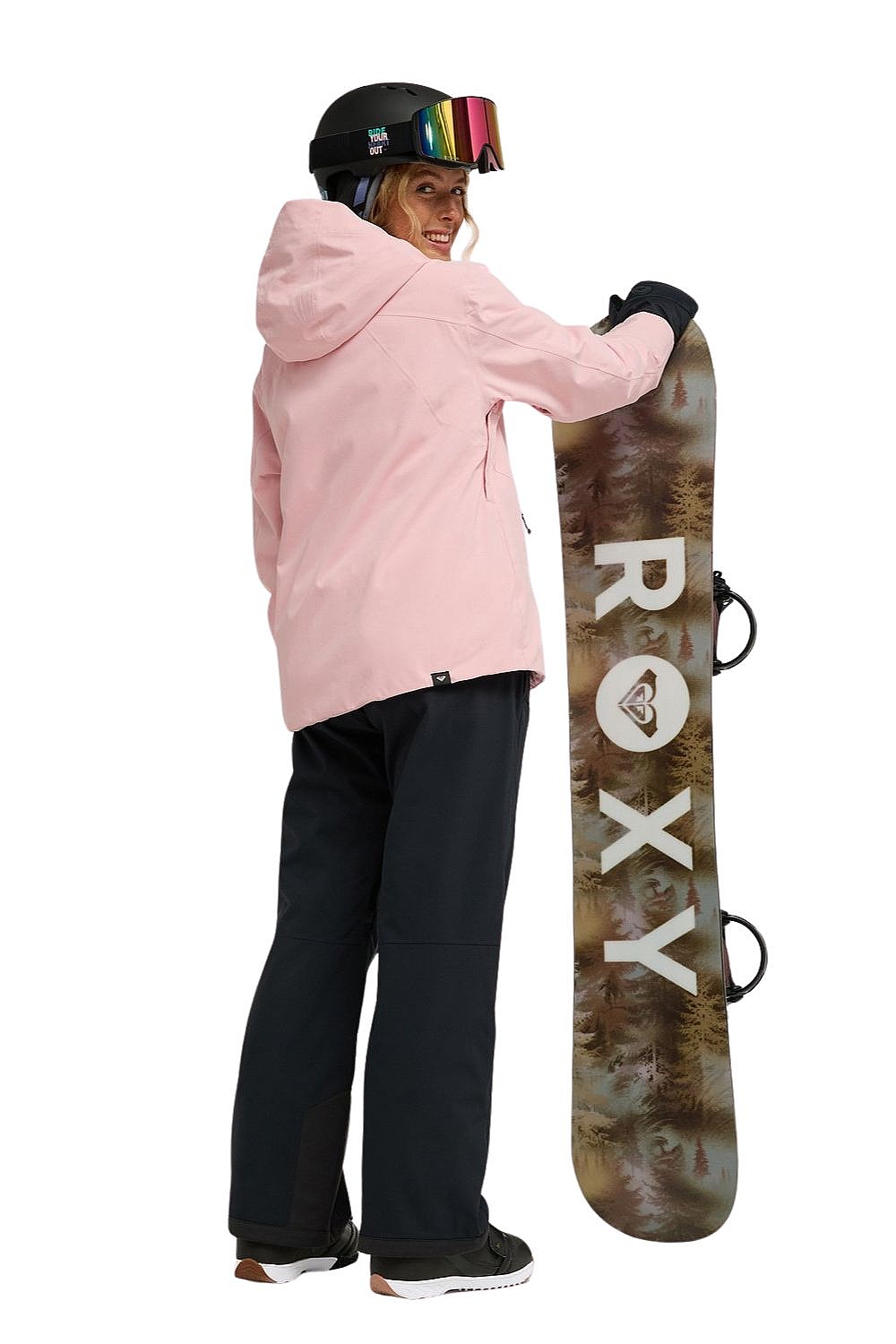 Jacke Roxy 20K Ridgemount - MDA0/Rose Shadow - women´s