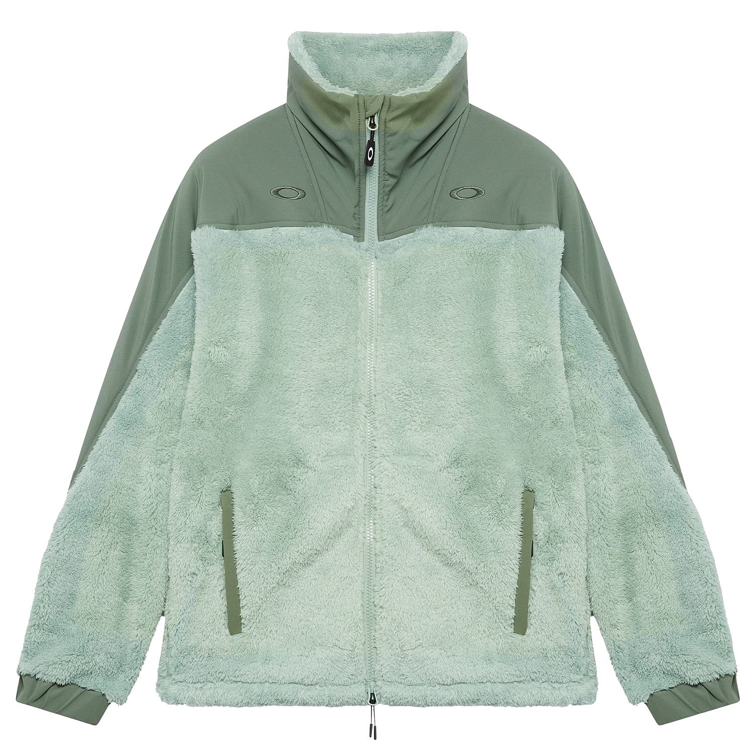 Sweatshirt Oakley W. Mountain Fire Sherpa Zip - Aviator Green/Faded Green - women´s