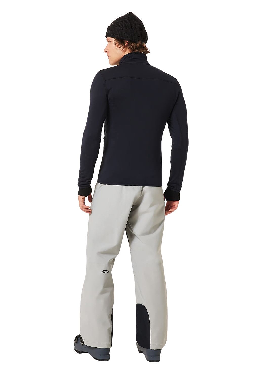 Sweatshirt Oakley Canopy Zip - Blackout/Deep Olive - men´s