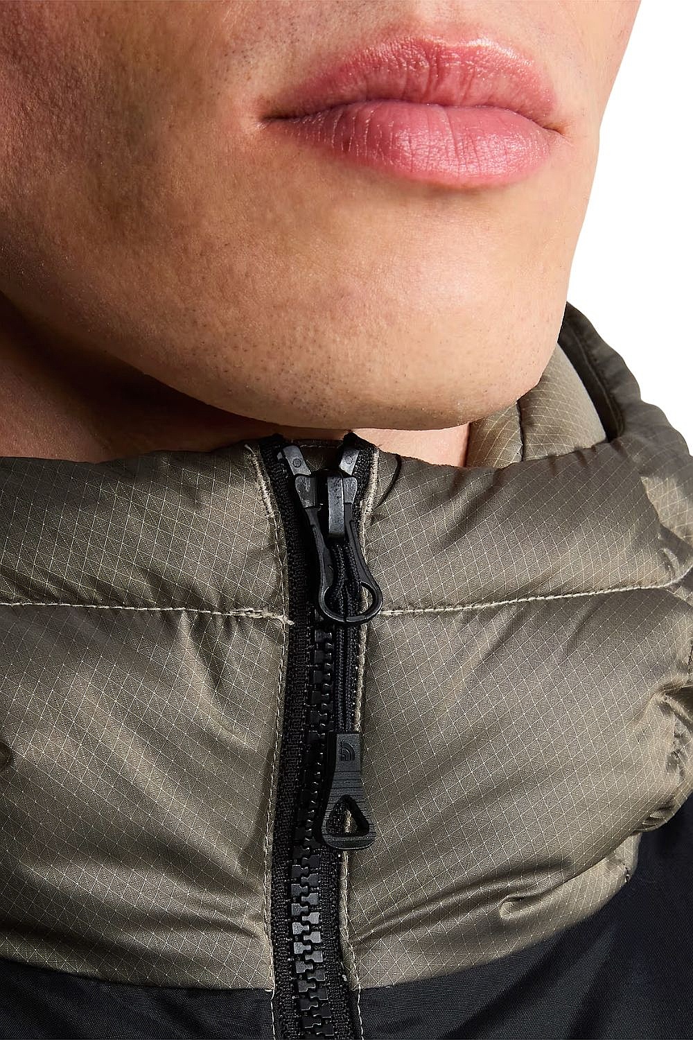 kurtka The North Face Diablo Down 2.0 Hoodie - Stone Slab Black Heather/TNF Black - men´s