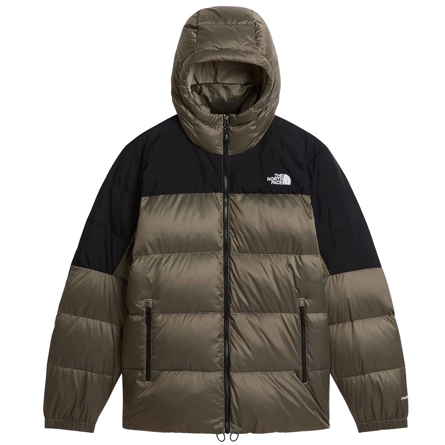 kurtka The North Face Diablo Down 2.0 Hoodie - Stone Slab Black Heather/TNF Black - men´s
