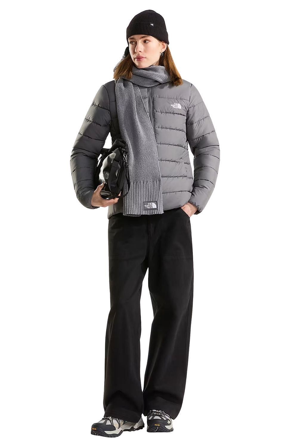 Jacke The North Face Aconcagua Hoodie - Smoked Pearl - women´s