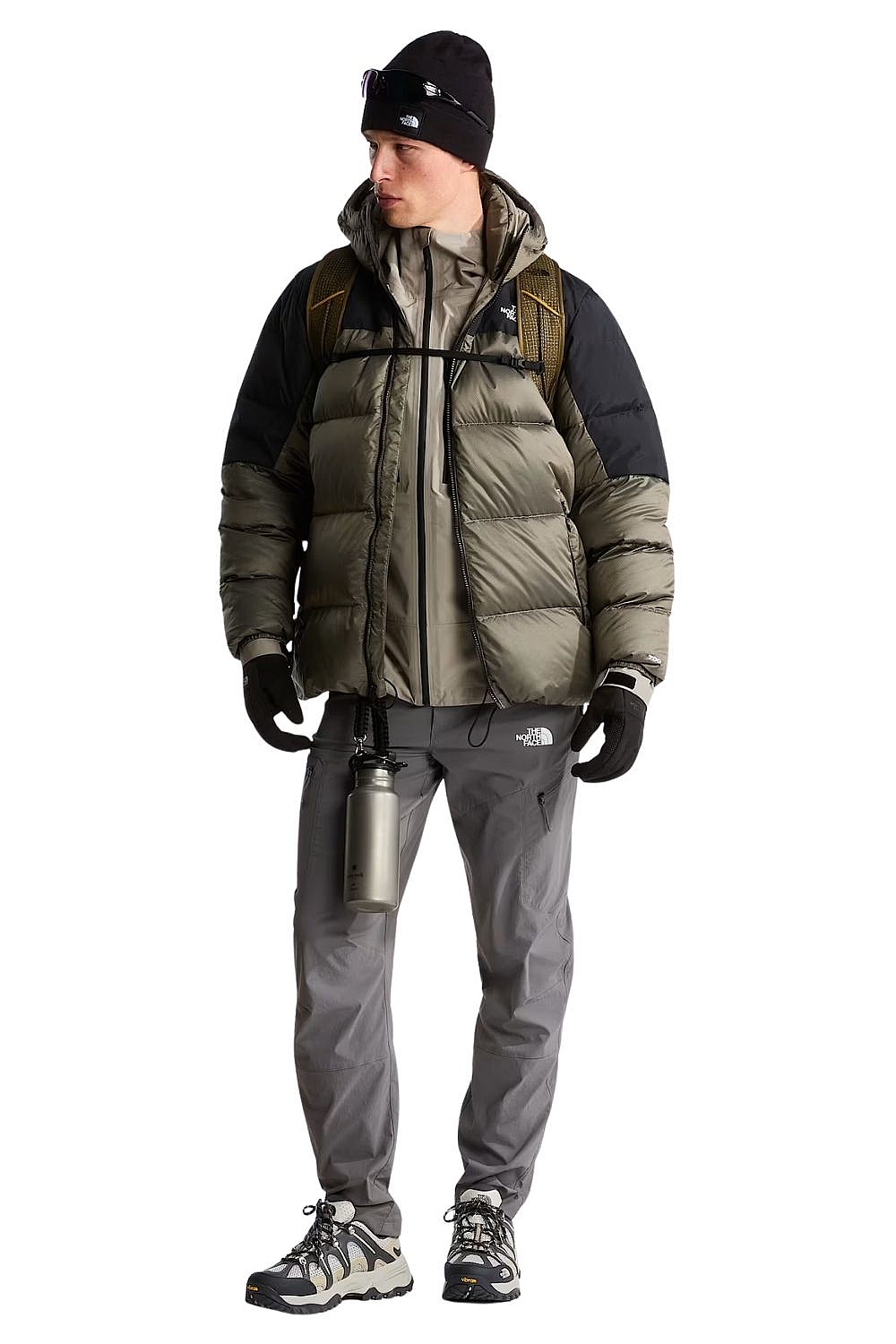 kurtka The North Face Diablo Down 2.0 Hoodie - Stone Slab Black Heather/TNF Black - men´s