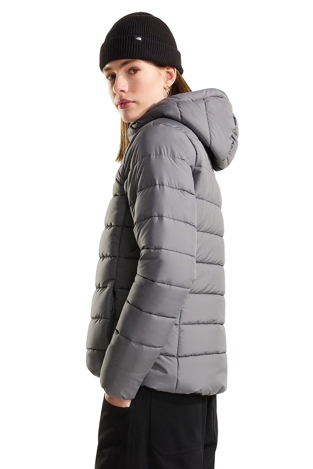 Jacke The North Face Aconcagua Hoodie - Smoked Pearl - women´s