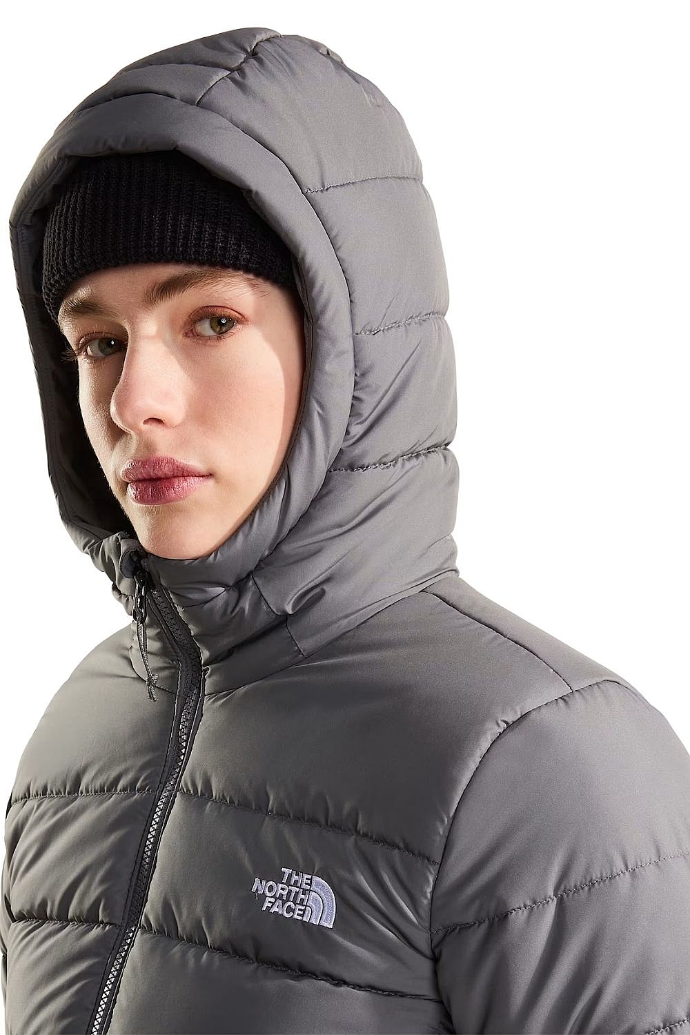Jacke The North Face Aconcagua Hoodie - Smoked Pearl - women´s