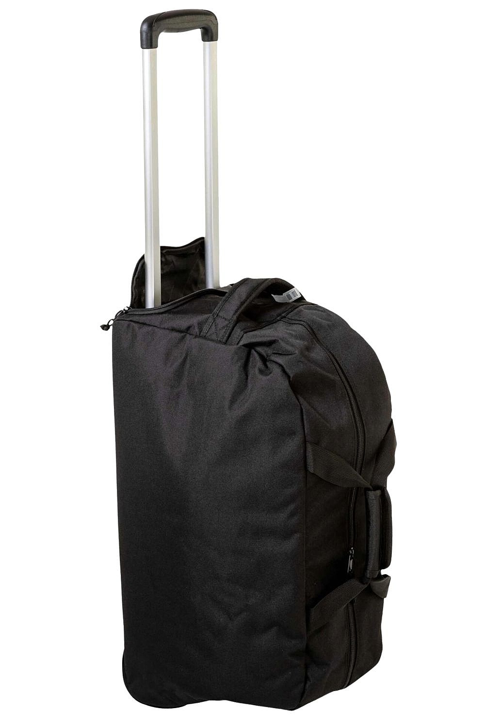kufr Meatfly Gail Trolley - Full Black/Black Logo