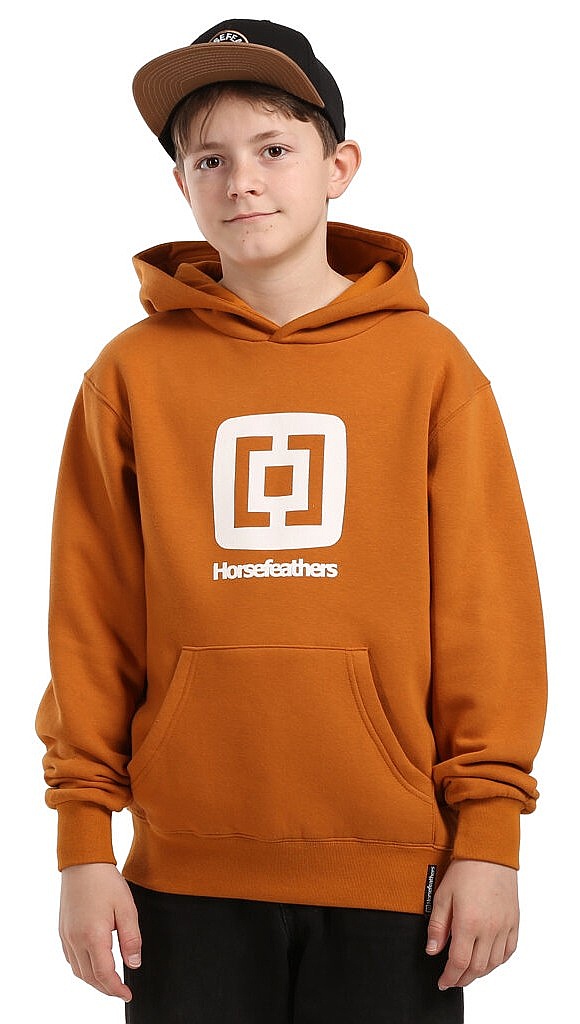 sweat-shirt Horsefeathers Fair - Pumpkin - unisex junior