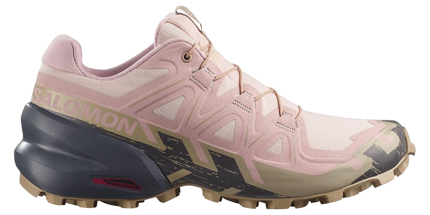 chaussures Salomon Speedcross 6 - Tapioca/Shadow Gray/Slate Green - women´s