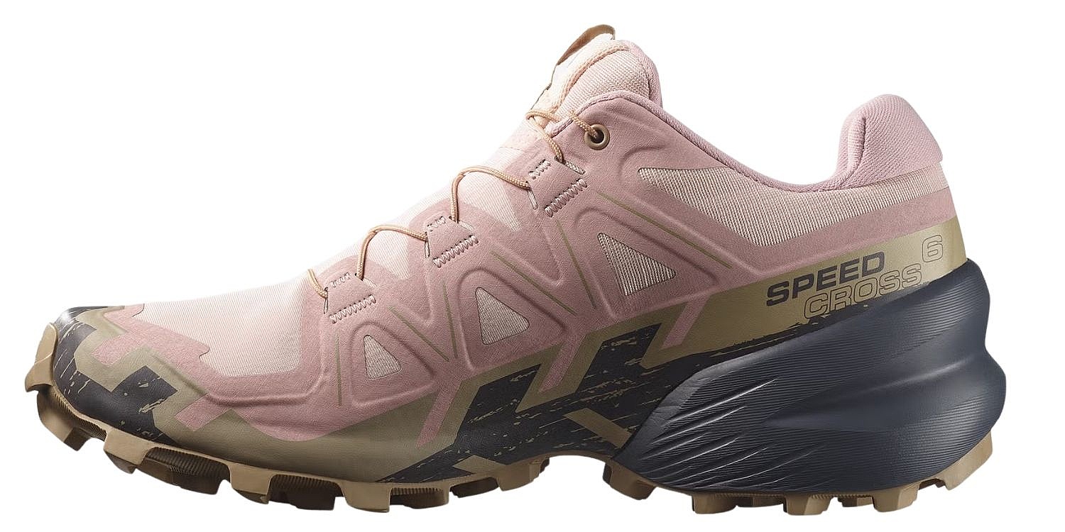 chaussures Salomon Speedcross 6 - Tapioca/Shadow Gray/Slate Green - women´s