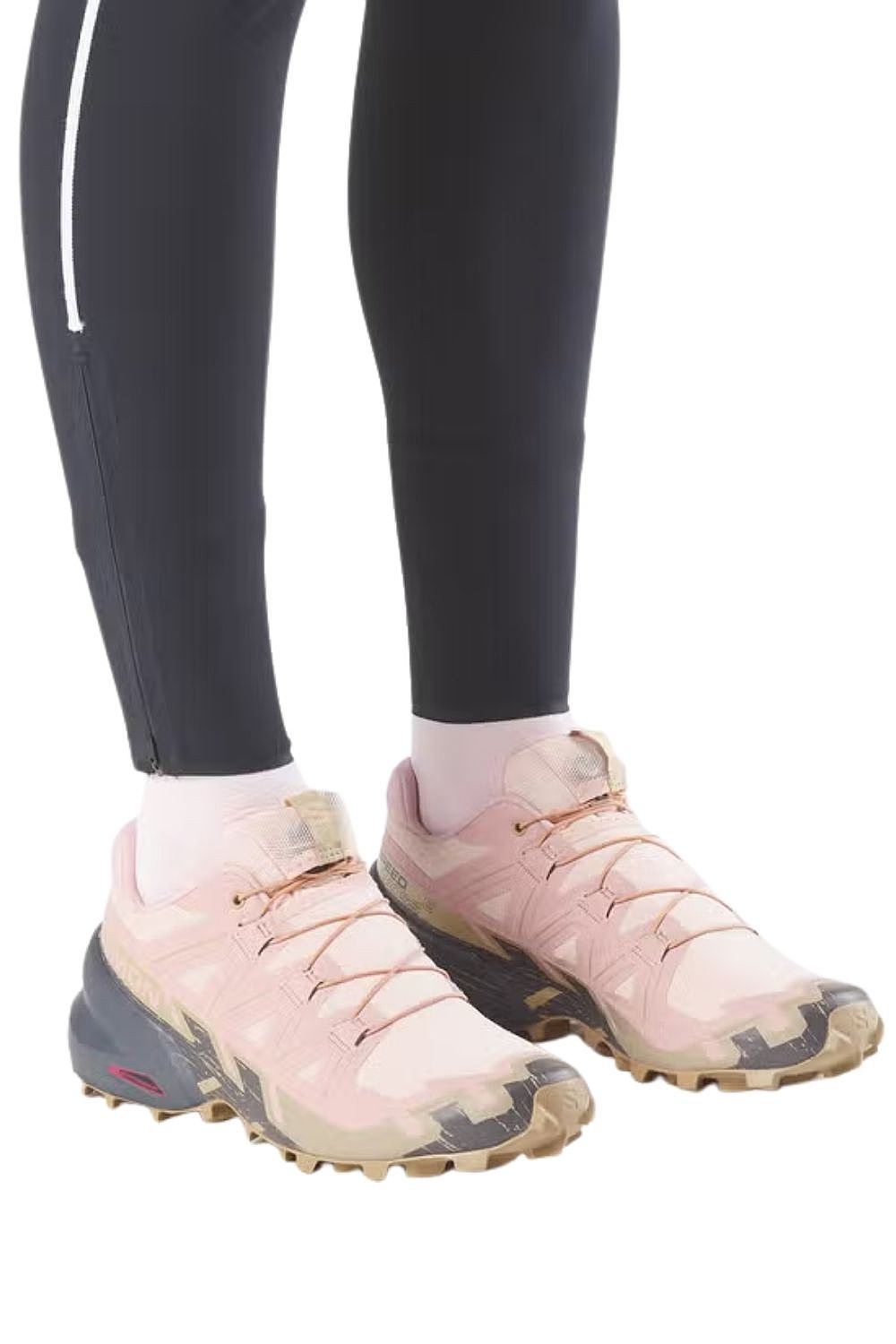 chaussures Salomon Speedcross 6 - Tapioca/Shadow Gray/Slate Green - women´s