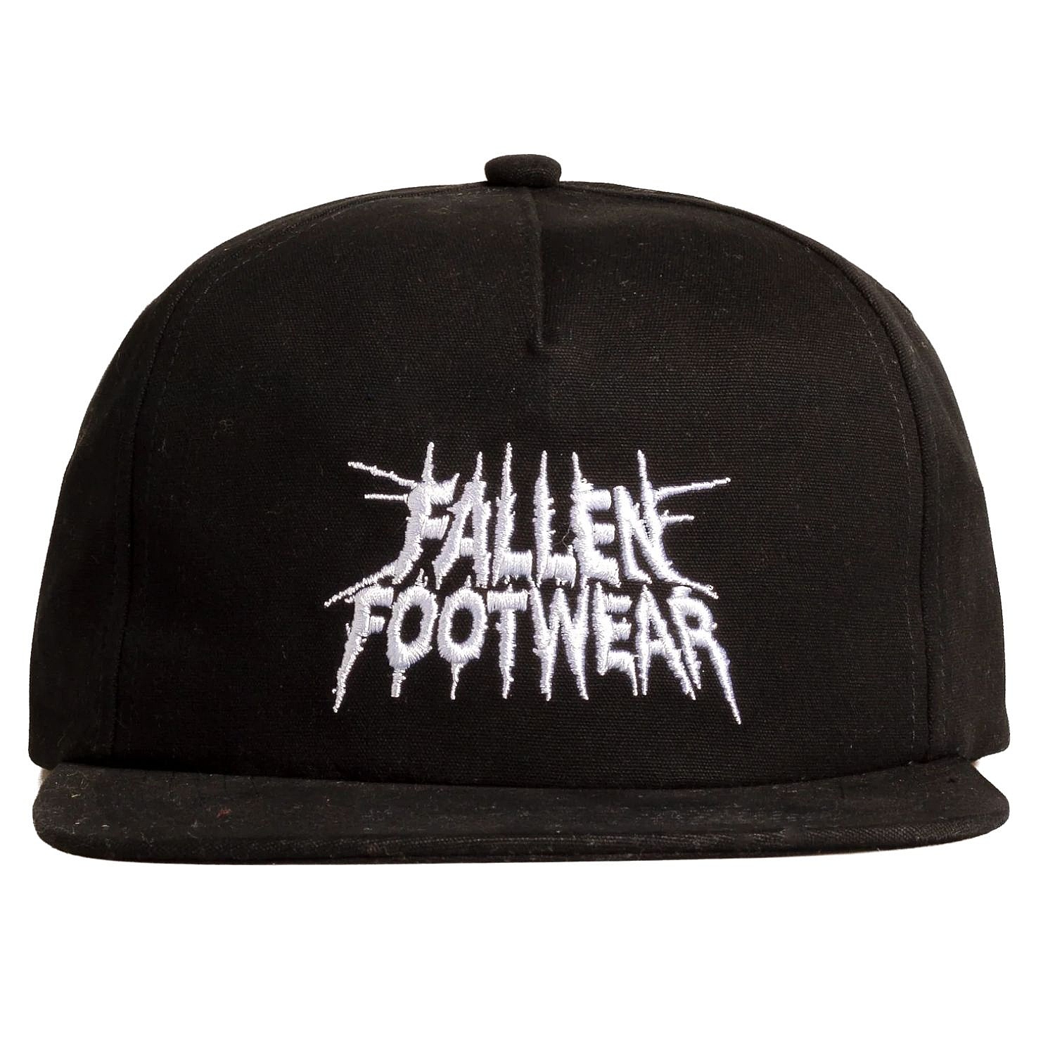šiltovka Fallen Distortion Flat - Black/Off White - men´s