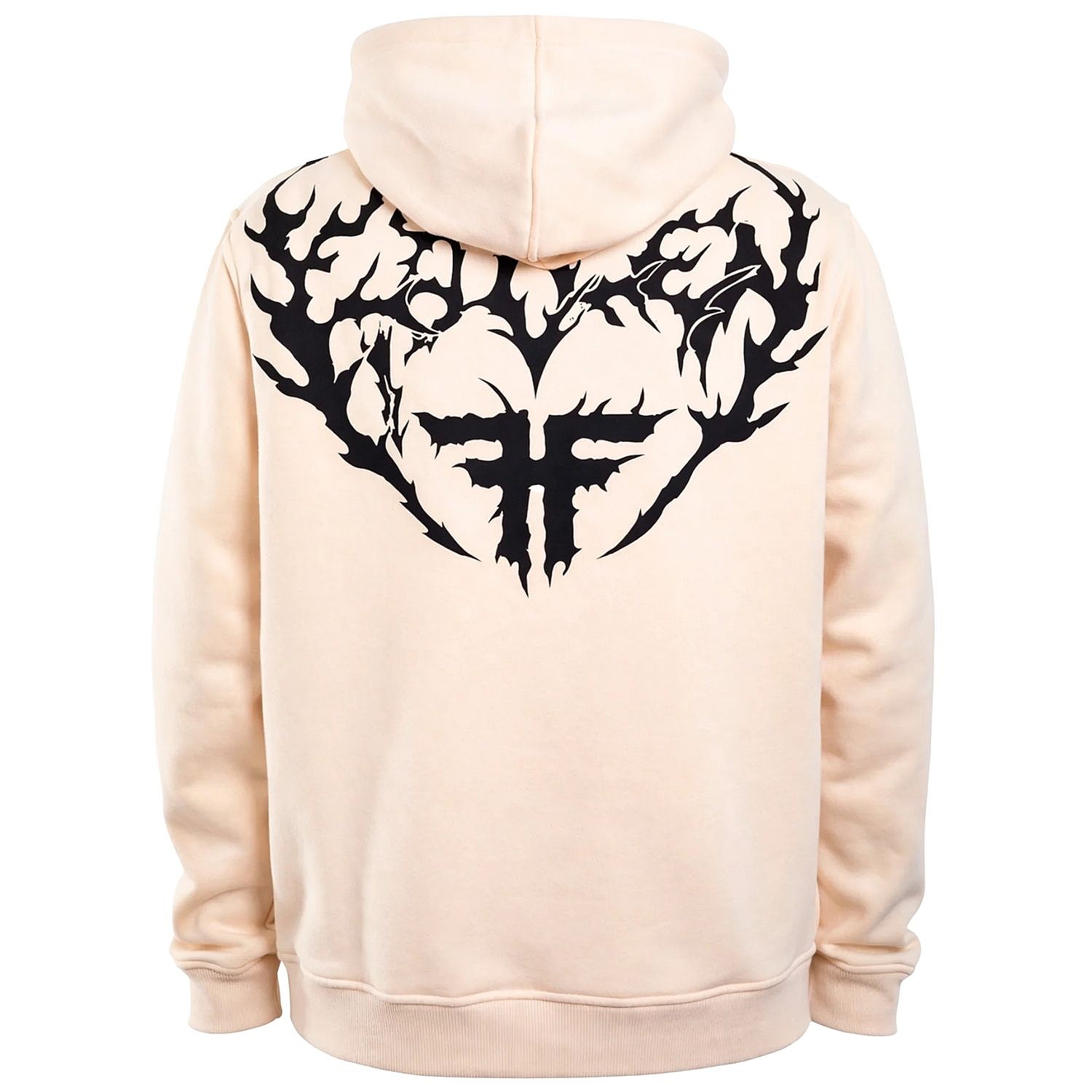mikina Fallen Iron Hoodie - Off White/Black - men´s