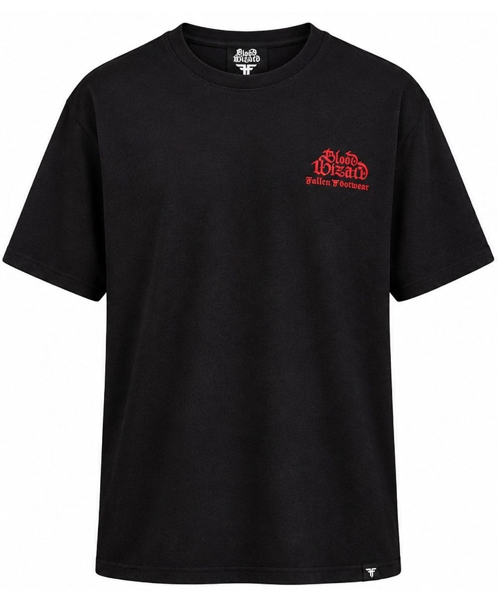 tričko Fallen Outer Realms - Black/Blue/Red - men´s