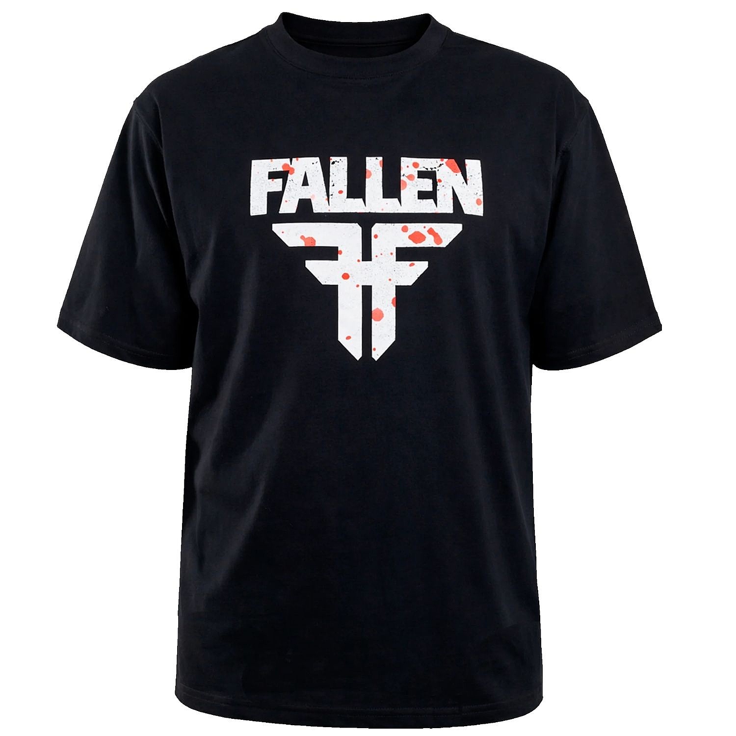 tričko Fallen Insignia - Black/White/Splatter - men´s