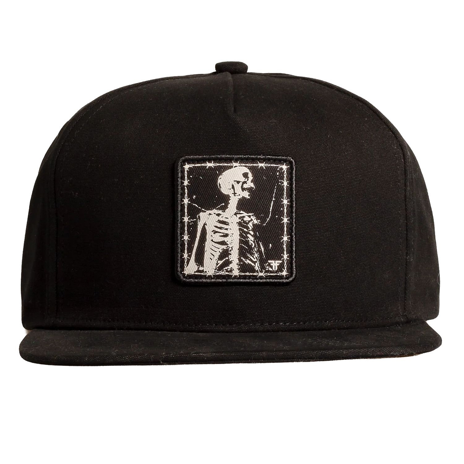 šiltovka Fallen Barbed Bones Flat - Black/Off White - men´s