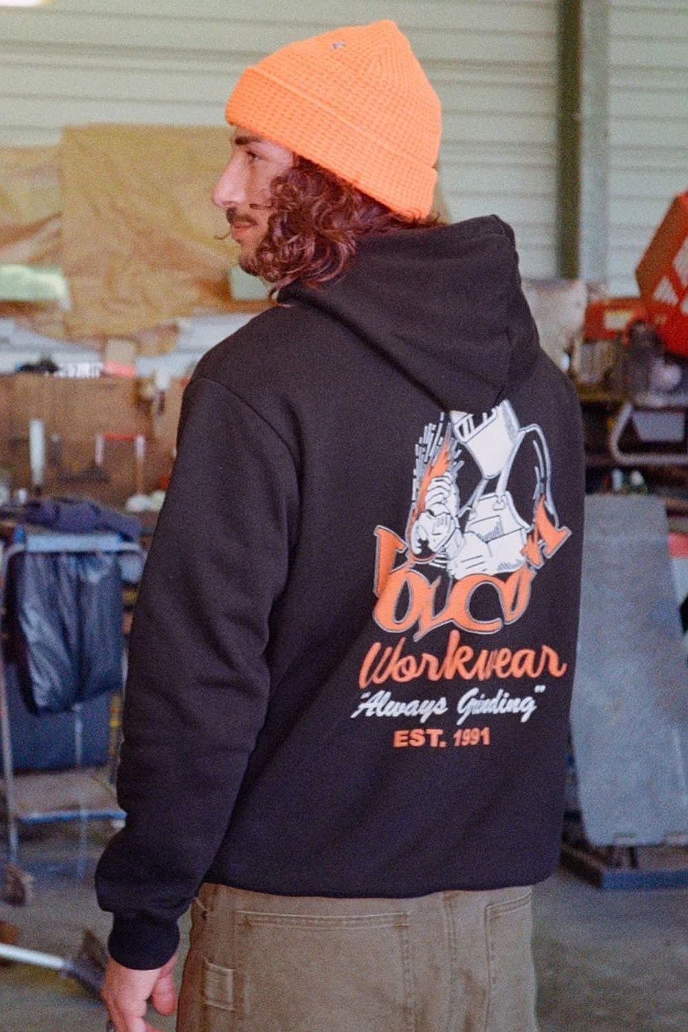 sudadera Volcom Always Grinding Pullover - Black - men´s