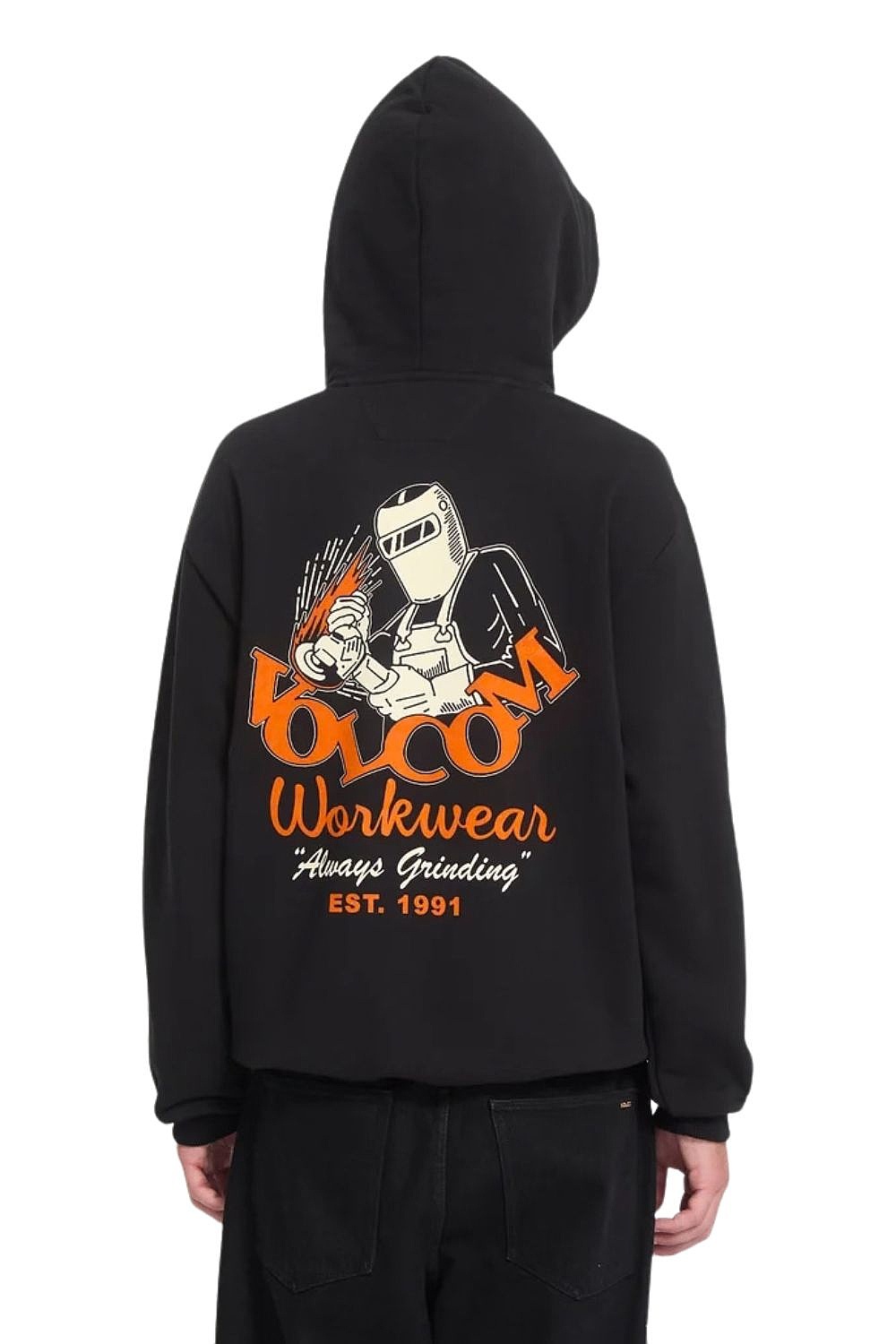 sudadera Volcom Always Grinding Pullover - Black - men´s