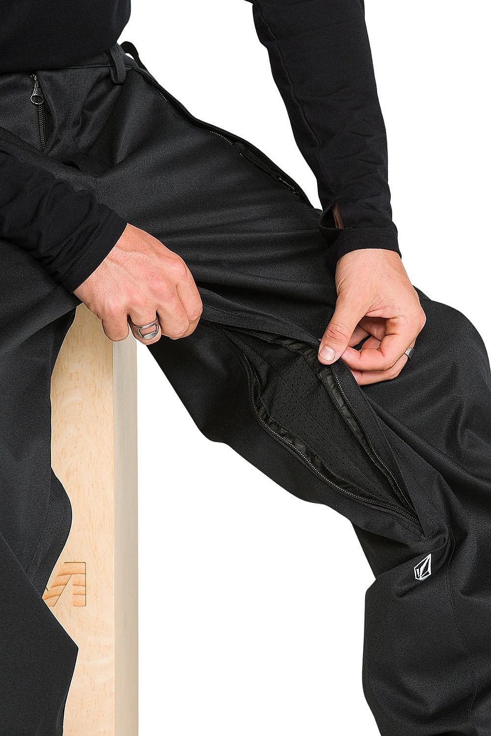 Hose Volcom Arthur 20K - Black - men´s