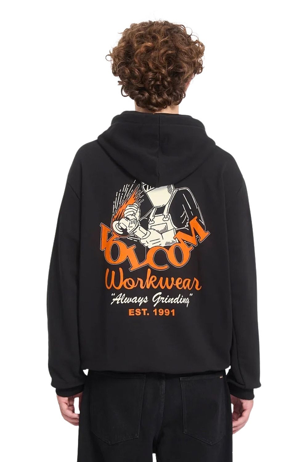 sudadera Volcom Always Grinding Pullover - Black - men´s