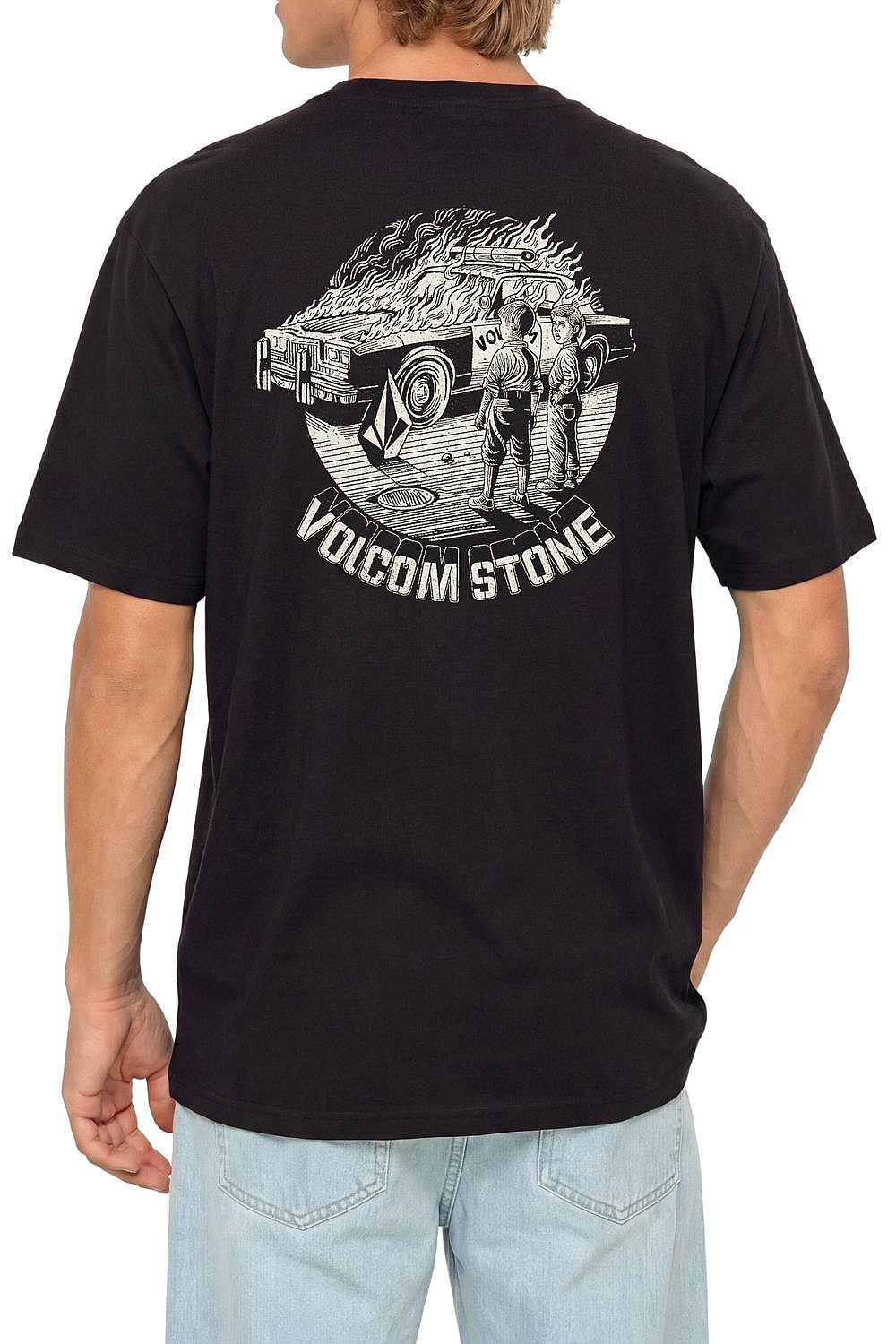 T-Shirt Volcom Firecar - Black - men´s