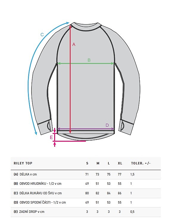T-Shirt Horsefeathers Riley LS - Aurora - men´s
