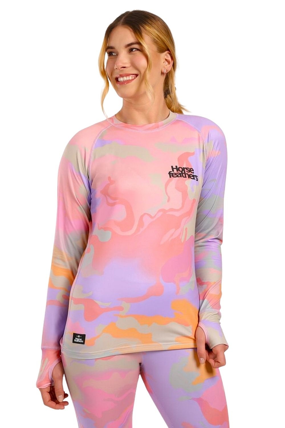 T-shirt Horsefeathers Mirra LS - Wonderland - women´s