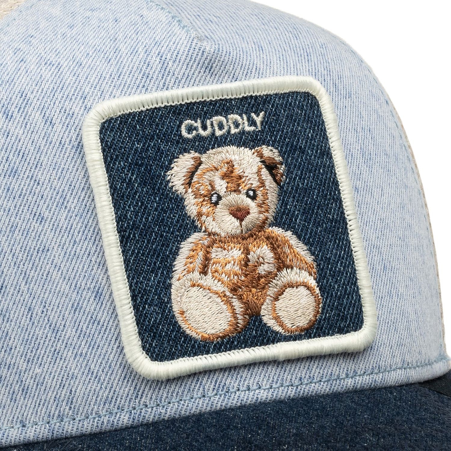 casquette Goorin Bros. Denim Cuddly Trucker - Light Denim
