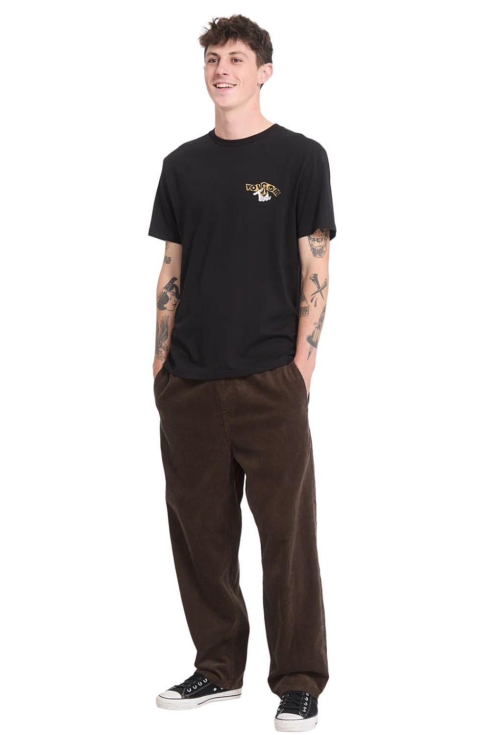 T-Shirt Volcom Stony Ball Basic - Black - men´s