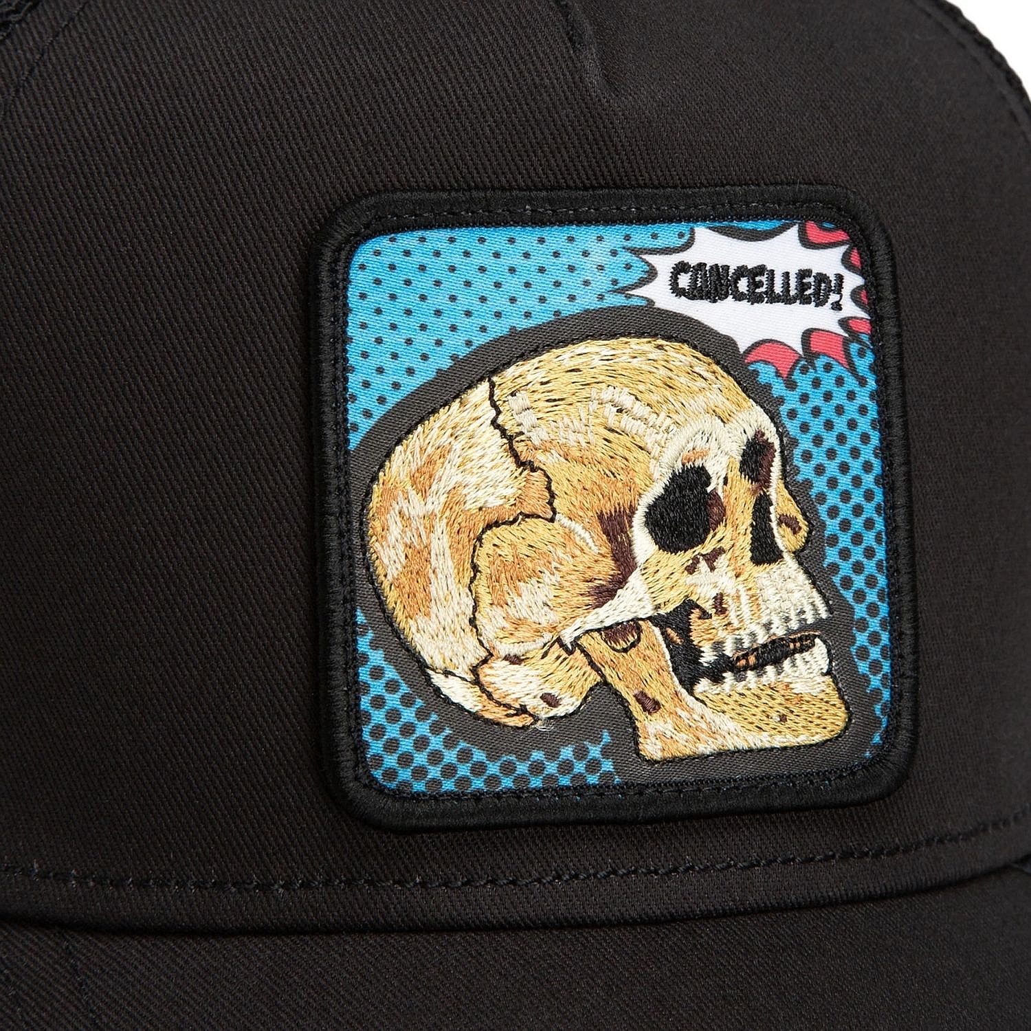 czapka z daszkiem Goorin Bros. POPArt Cancelled Skull Trucker - Void