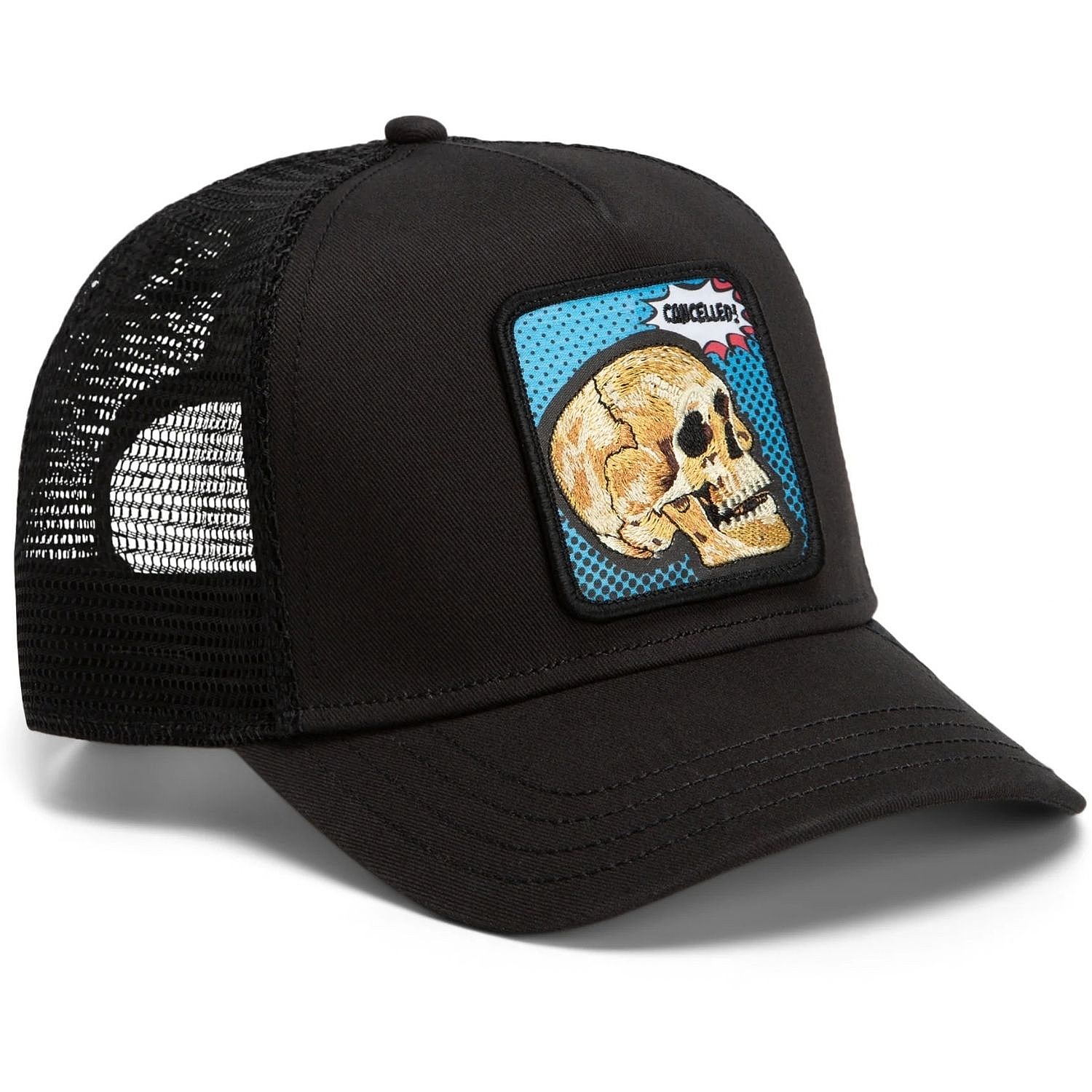 czapka z daszkiem Goorin Bros. POPArt Cancelled Skull Trucker - Void