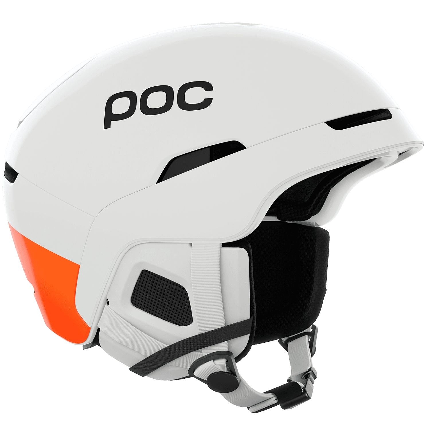 helma Poc Obex Mips - Hydrogen White/Fluorescent Orange