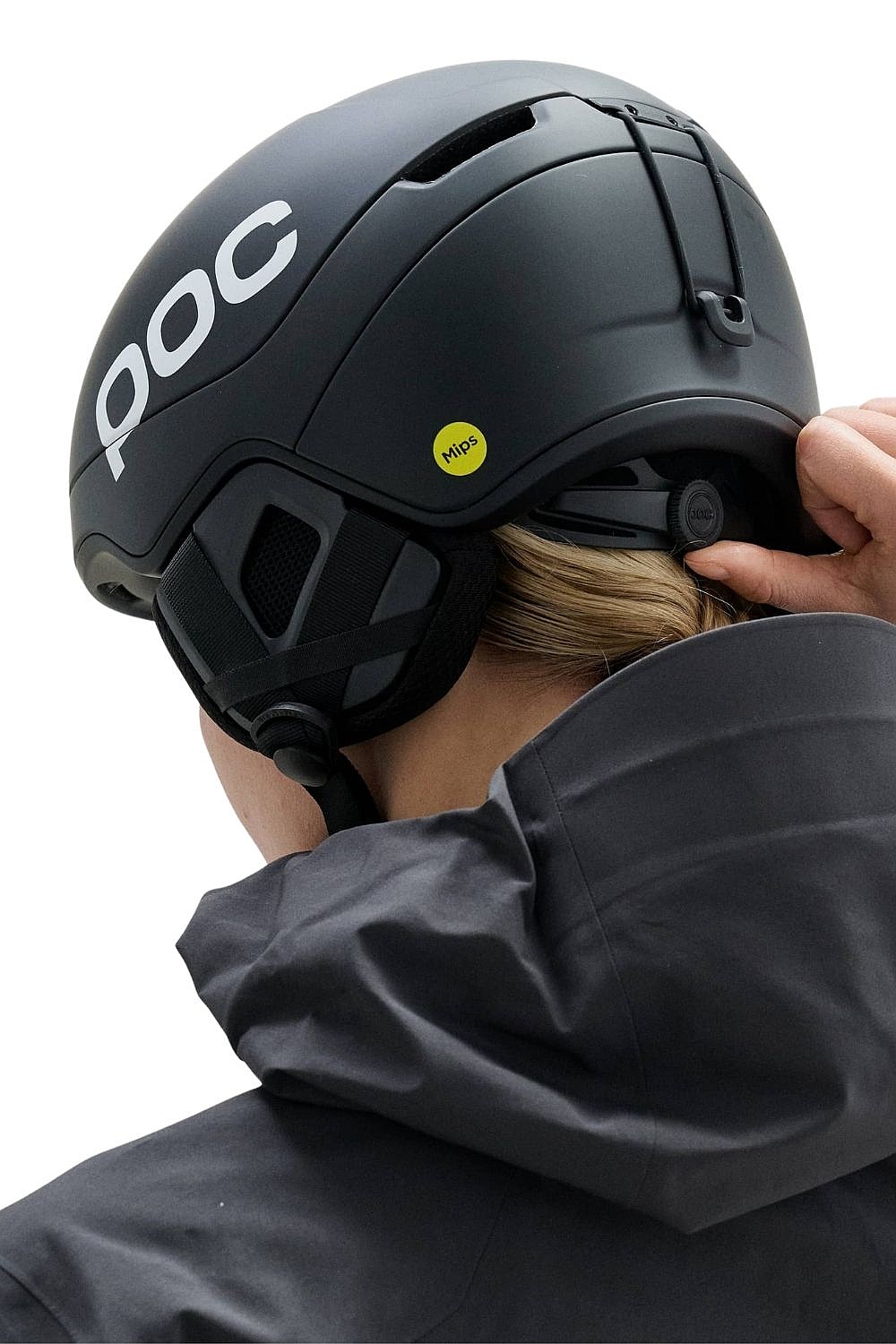 helma Poc Obex Countour Mips - Uranium Black Matt