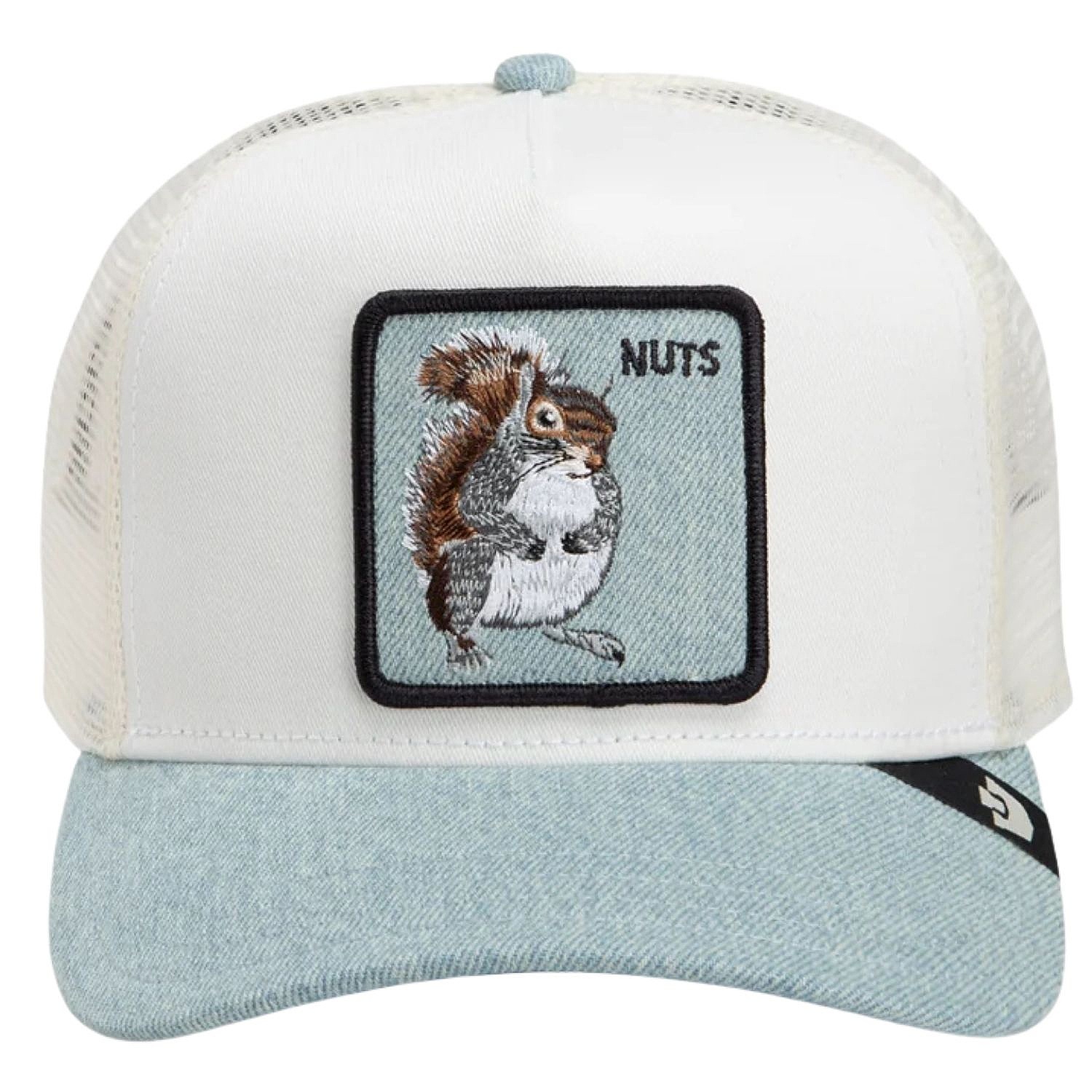czapka z daszkiem Goorin Bros. Denim Squirrel Trucker - Light Denim