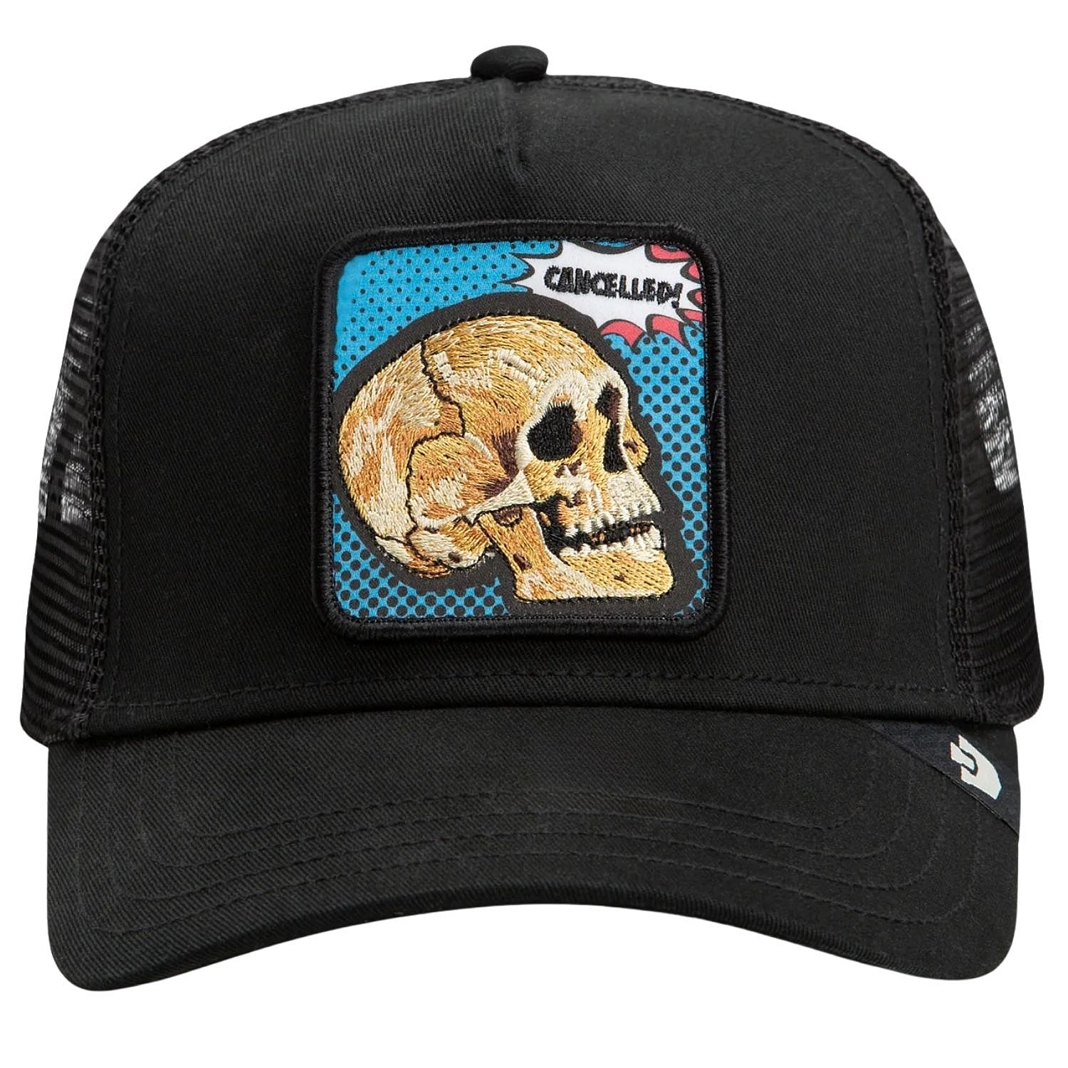czapka z daszkiem Goorin Bros. POPArt Cancelled Skull Trucker - Void