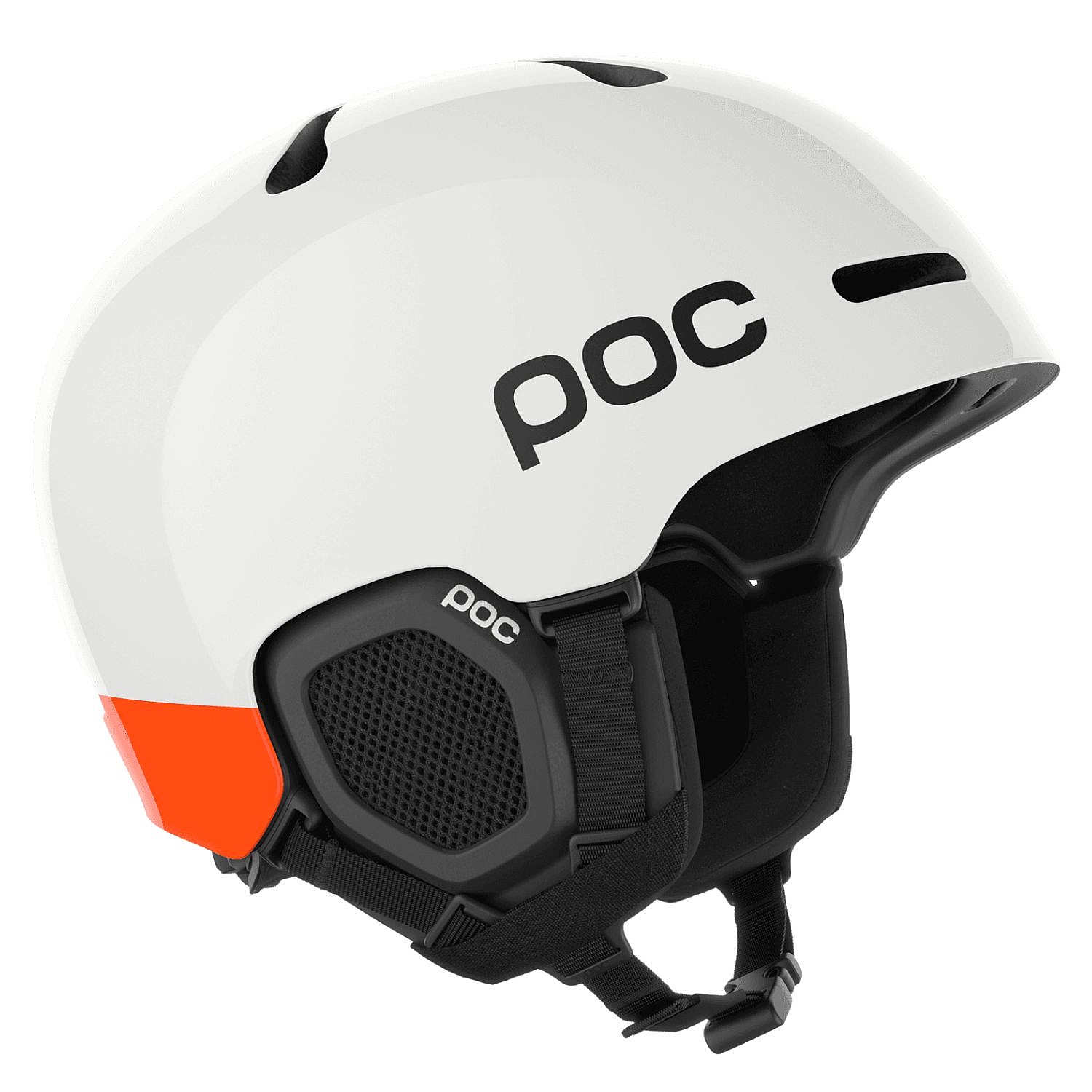 helma Poc Fornix Mips - Hydrogen White/Fluorescent Orange