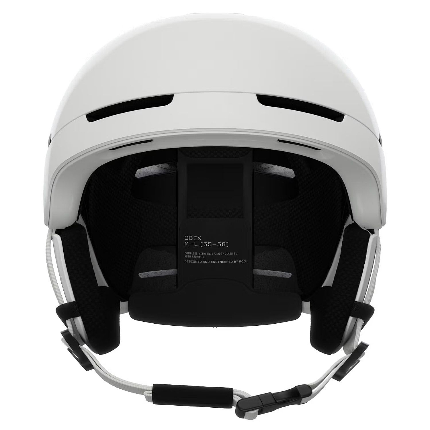 helma Poc Obex Mips - Hydrogen White/Fluorescent Orange